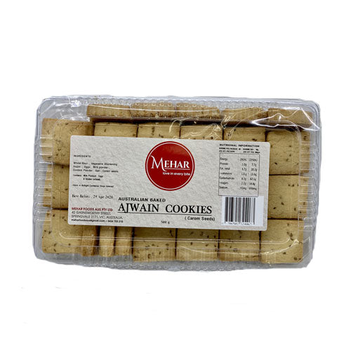 Ajwain Cookies 500g - Mehar