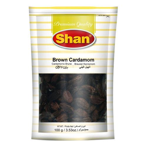 Brown Cardamom 100g - Shan