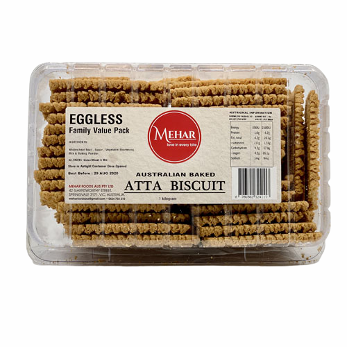 DESI GHEE Atta Biscuit 1kg - Mehar