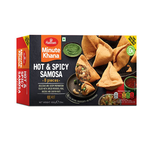 Hot and Spicy Samosa 650g - Haldirams