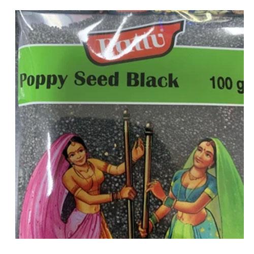 Poppy Seed - Black 100g - Pattu