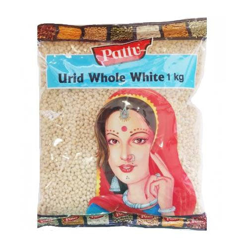 Urid Whole White 1kg - Pattu